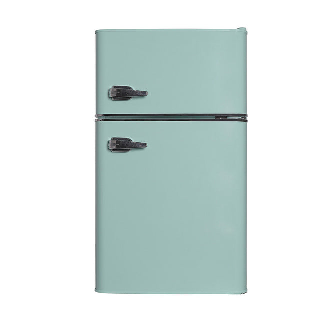 3.2 cu. ft. Retro Mini Refrigerator with Compact Freezer