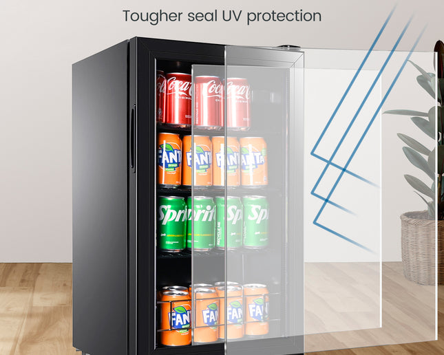 15,75 Zoll (ca. 40 cm) breiter Weinkühler für 60 Flaschen und 120 Dosen Getränkekühler