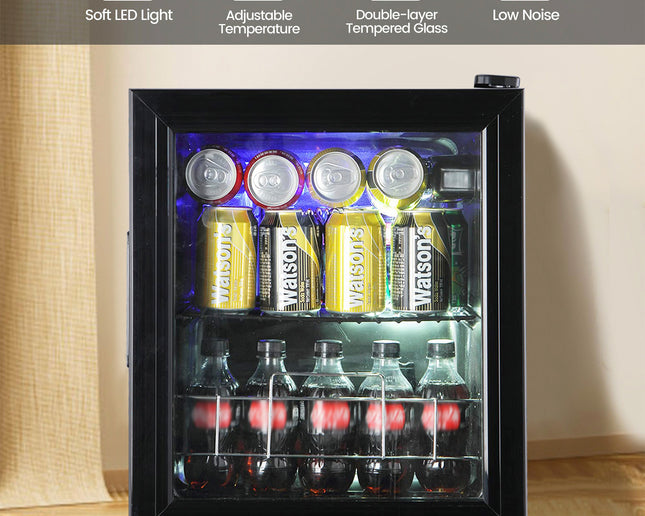 17,13 Zoll (43,5 cm) großer Weinkühler für 10 Flaschen und 75 Dosen Getränke