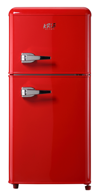 3.5 cu. ft. Retro Mini Refrigerator with Freezer